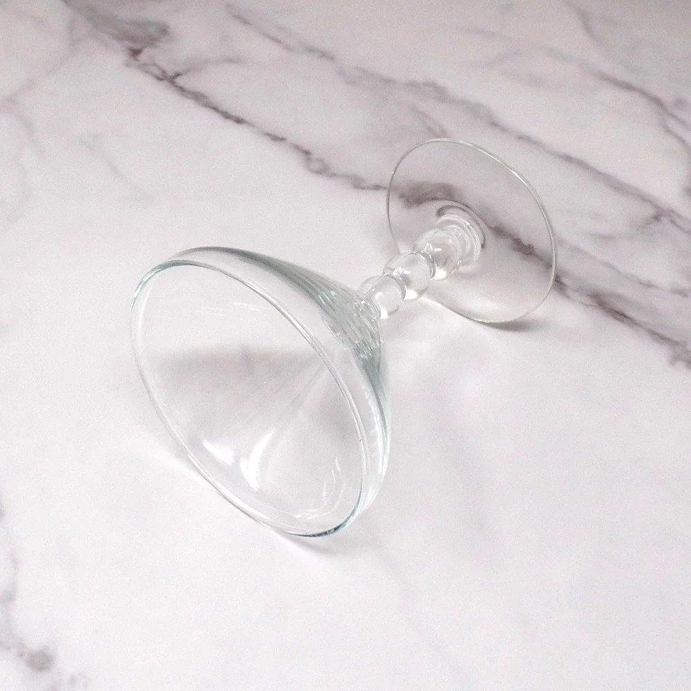 Vintage Libbey Knob Hill Coupe Glass, 4 oz (1950s) - Factory Flaw in Stem